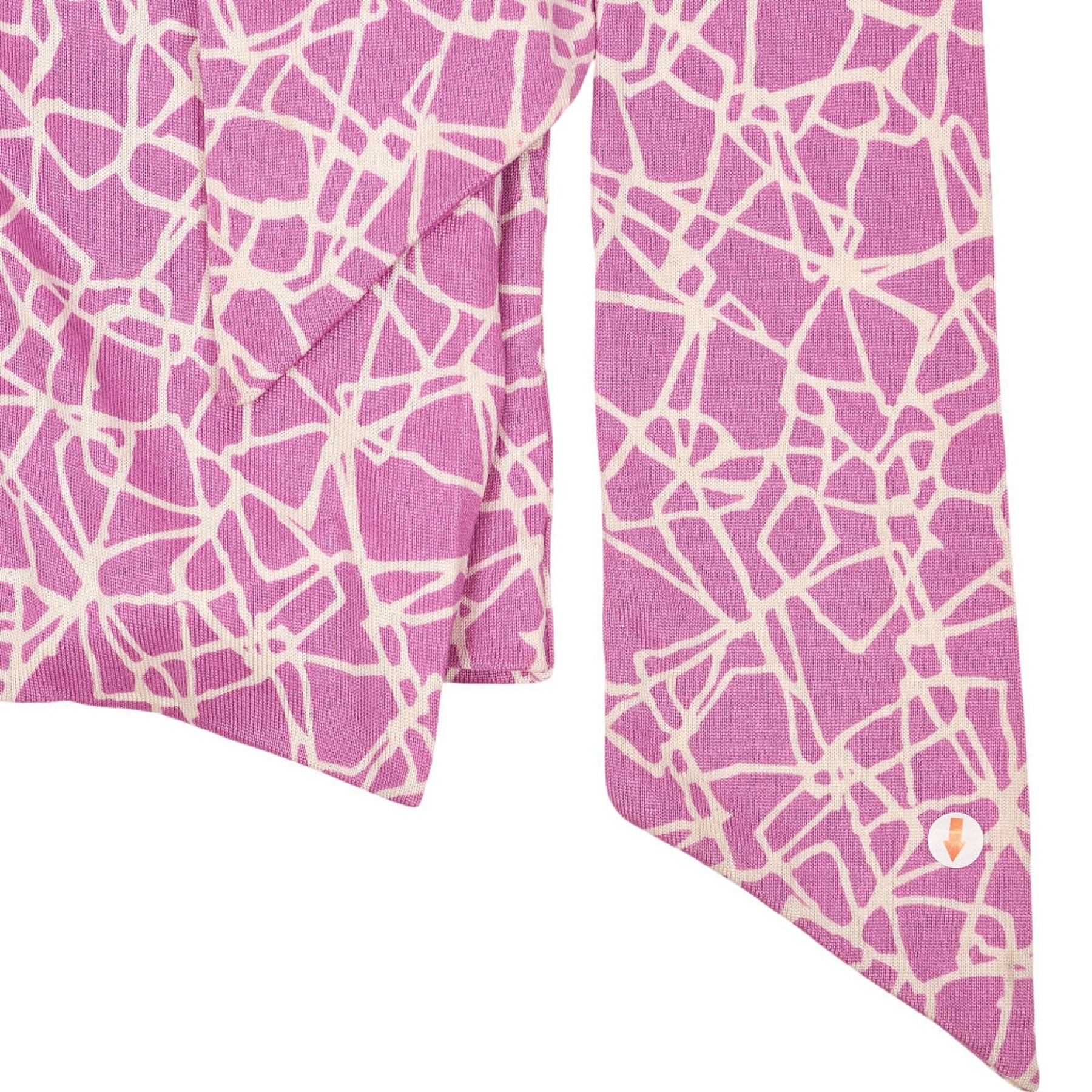 Diane von Furstenberg Pink Silk Wrap Dress