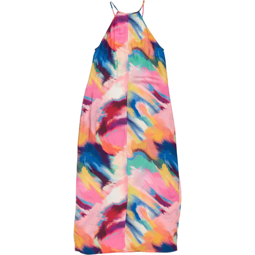 Hush Multicoloured Cut-Out Halter Dress