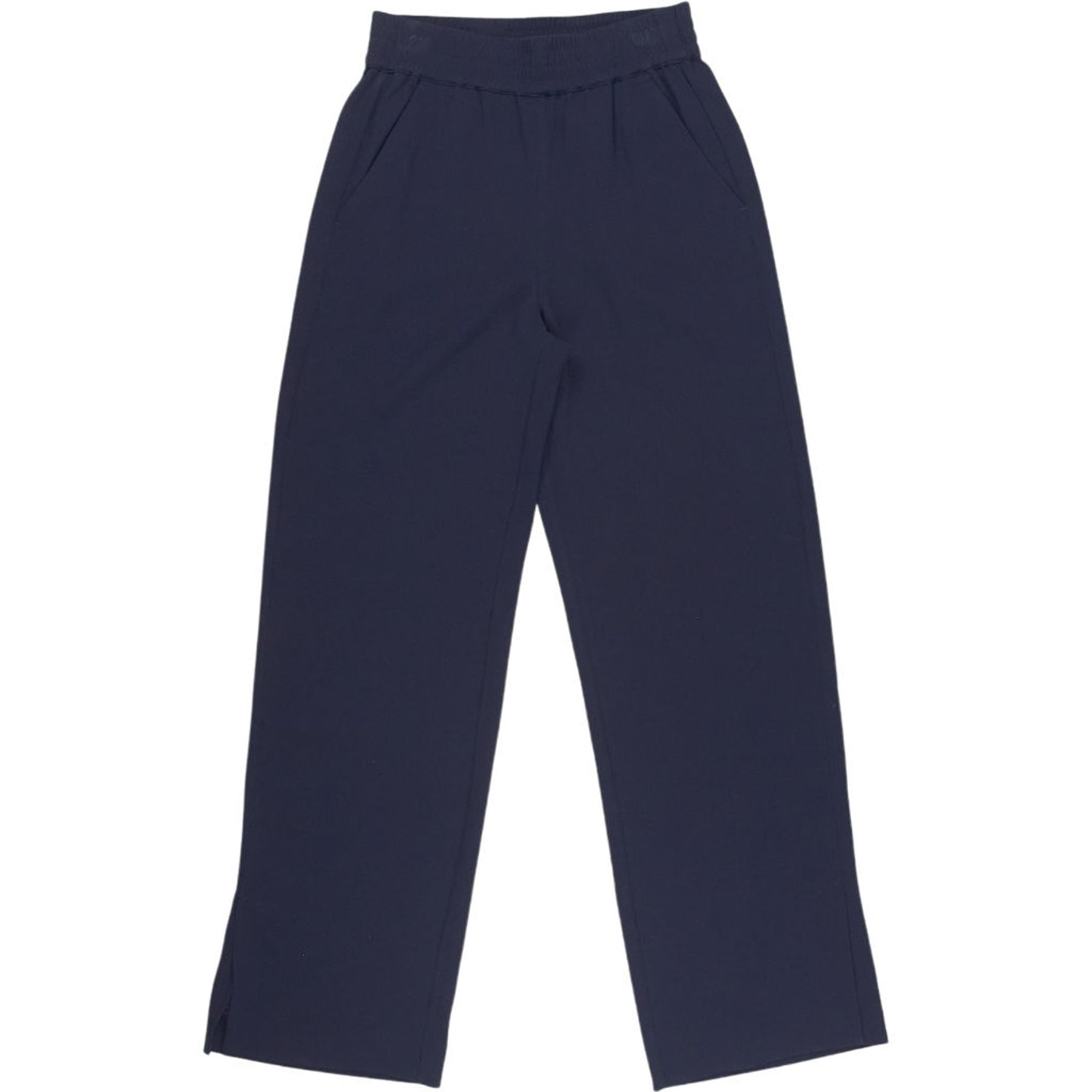 Wyse London Navy Wide Leg Trousers
