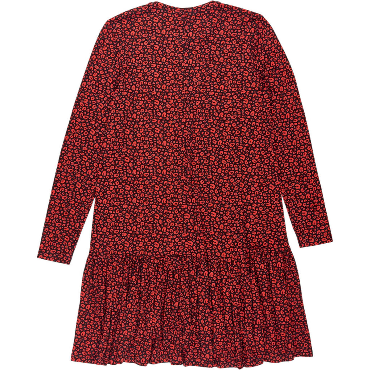 Saint + Sofia Red Leopard Ottilie Dress