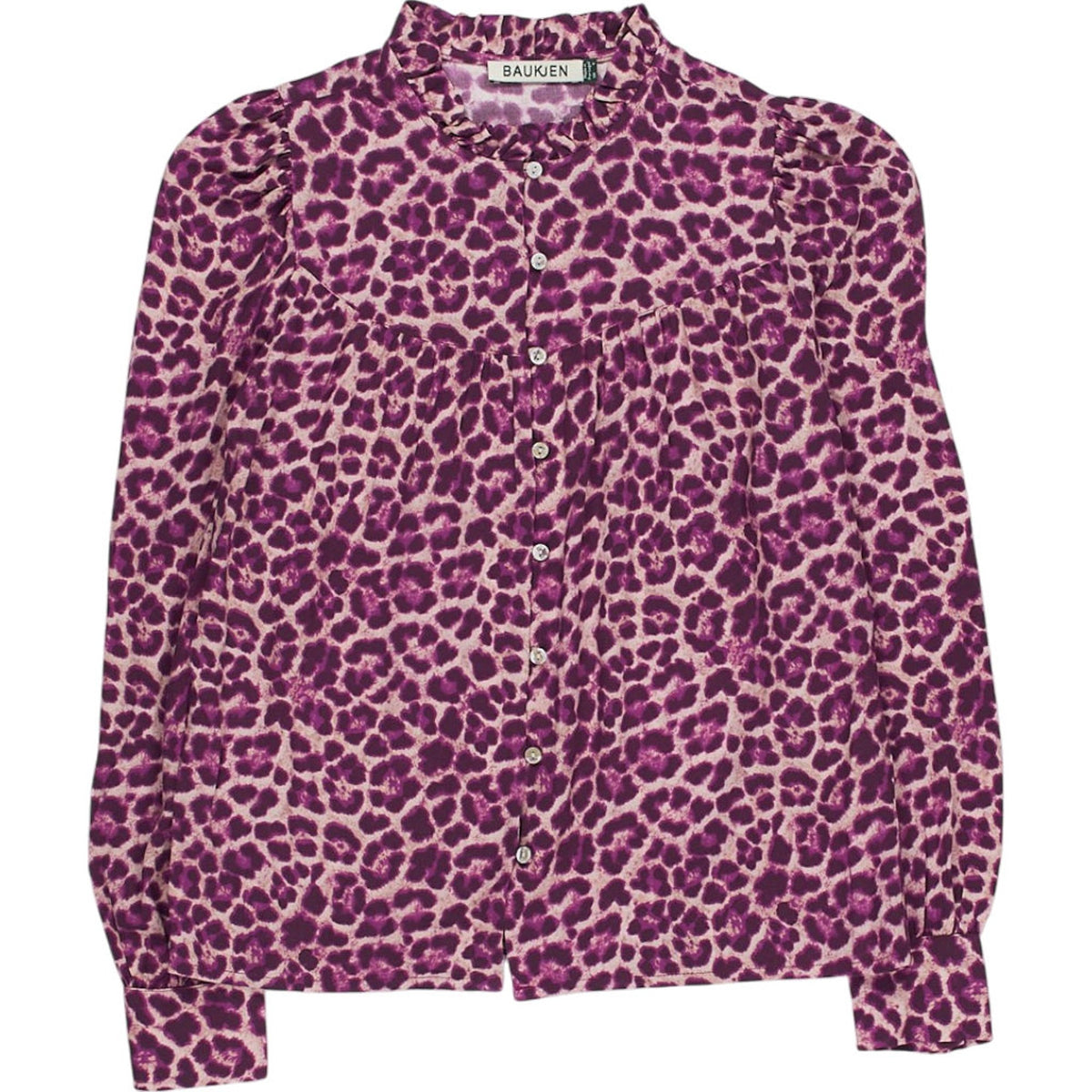 Baukjen Purple Leopard Print Blouse