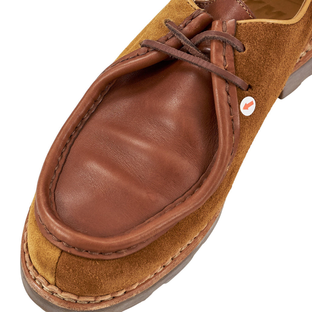 Paraboot Brown Leather Patchwork Shoes EU 44