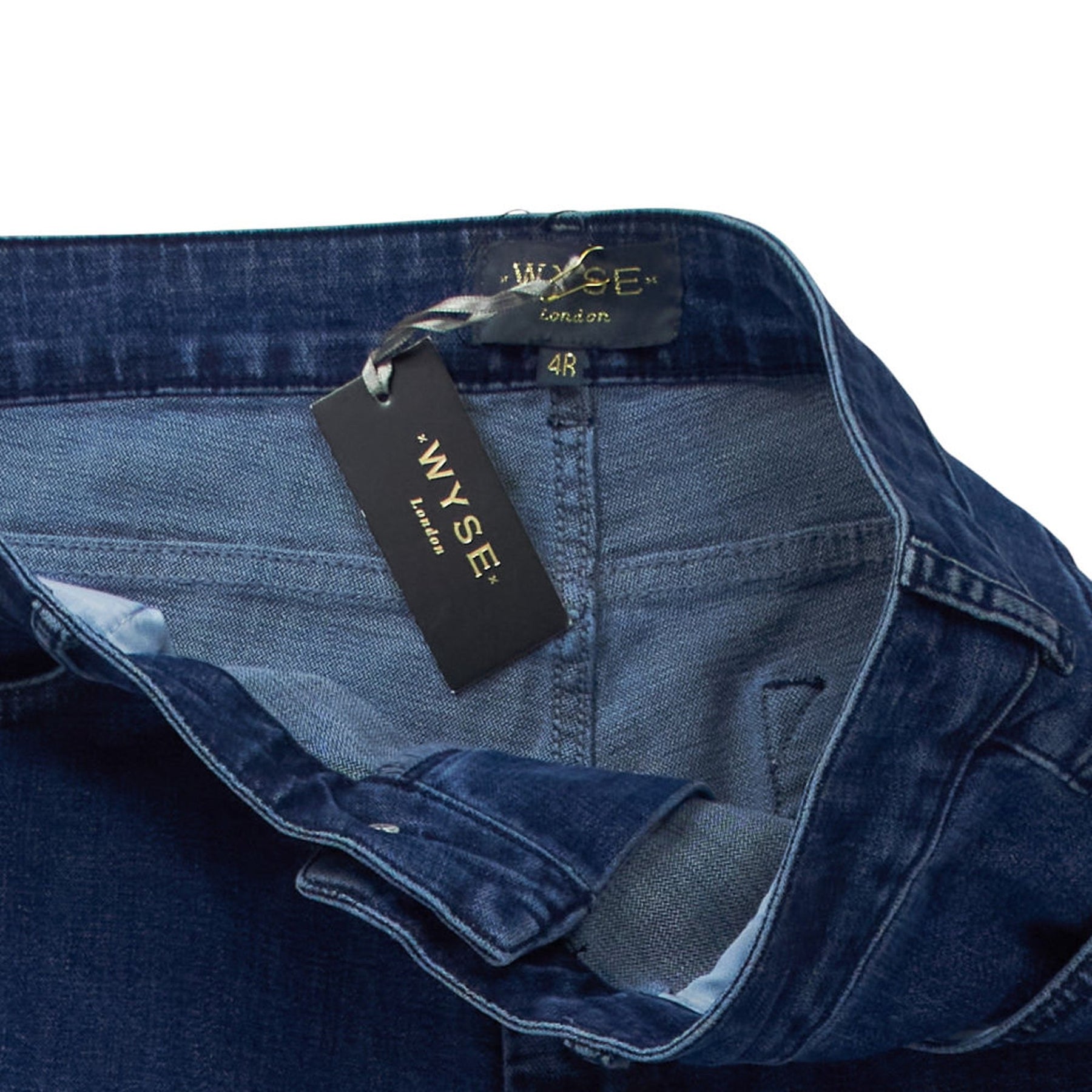 Wyse Blue Harper Slim Leg Jeans