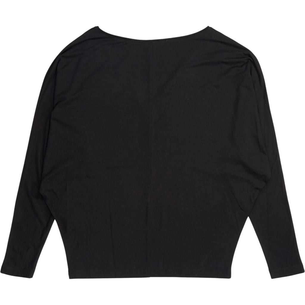 Baukjen Black Ella Relaxed V-Neck Top
