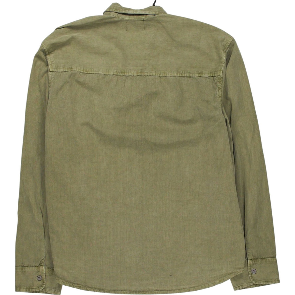 Pull & Bear Khaki Long Sleeve Shirt