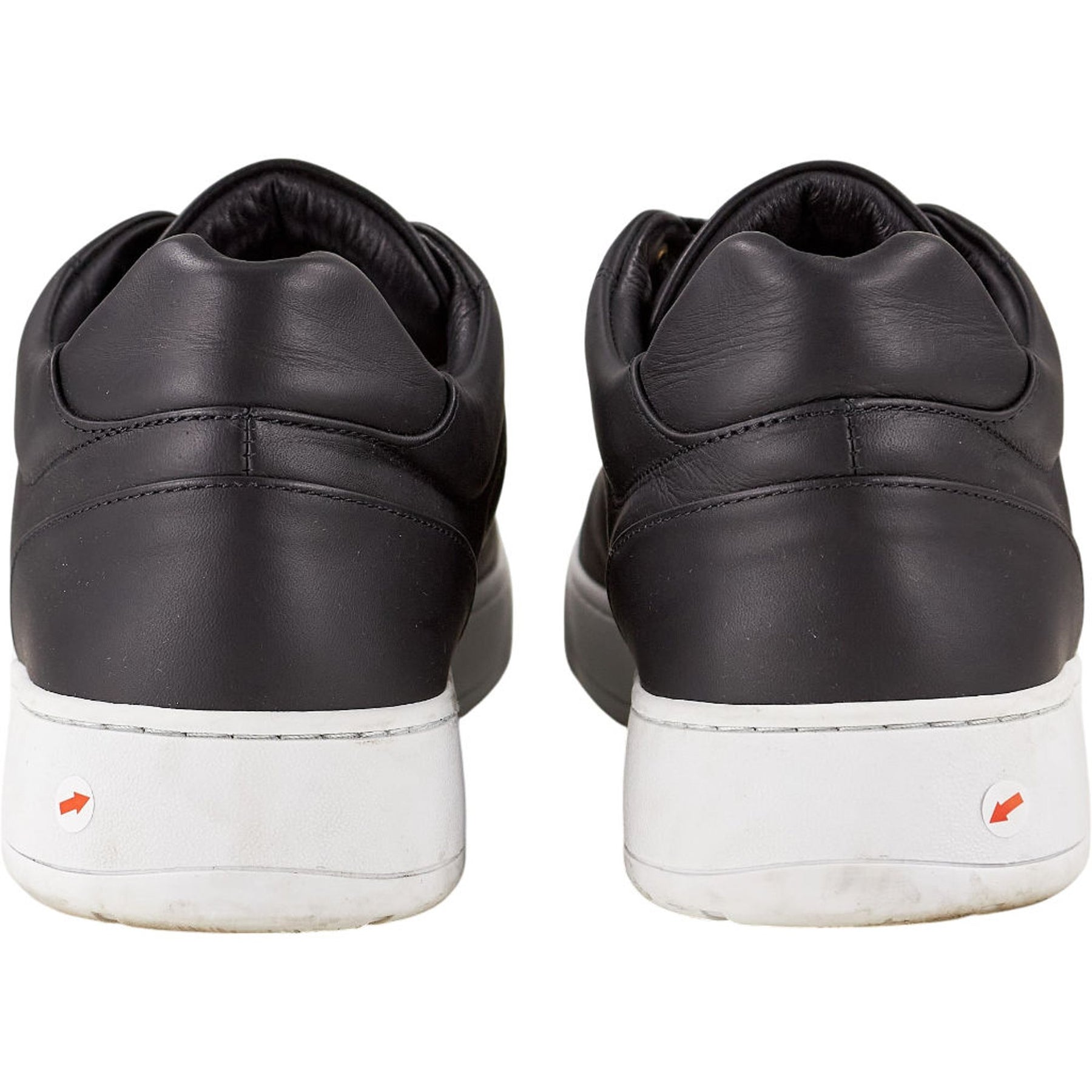 ETQ Black Low 4 Leather Trainers