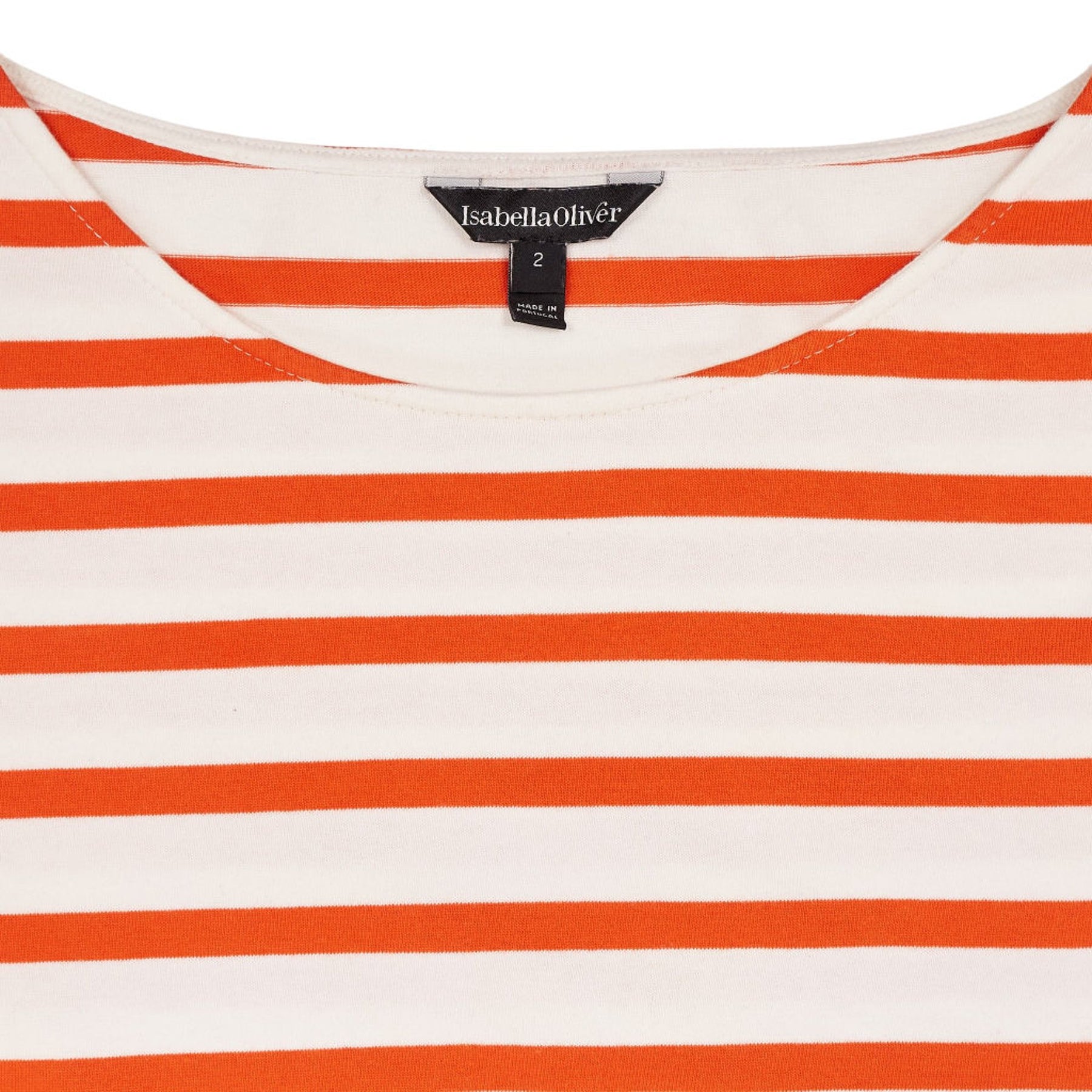 Isabella Oliver Red Stripe Maternity Top
