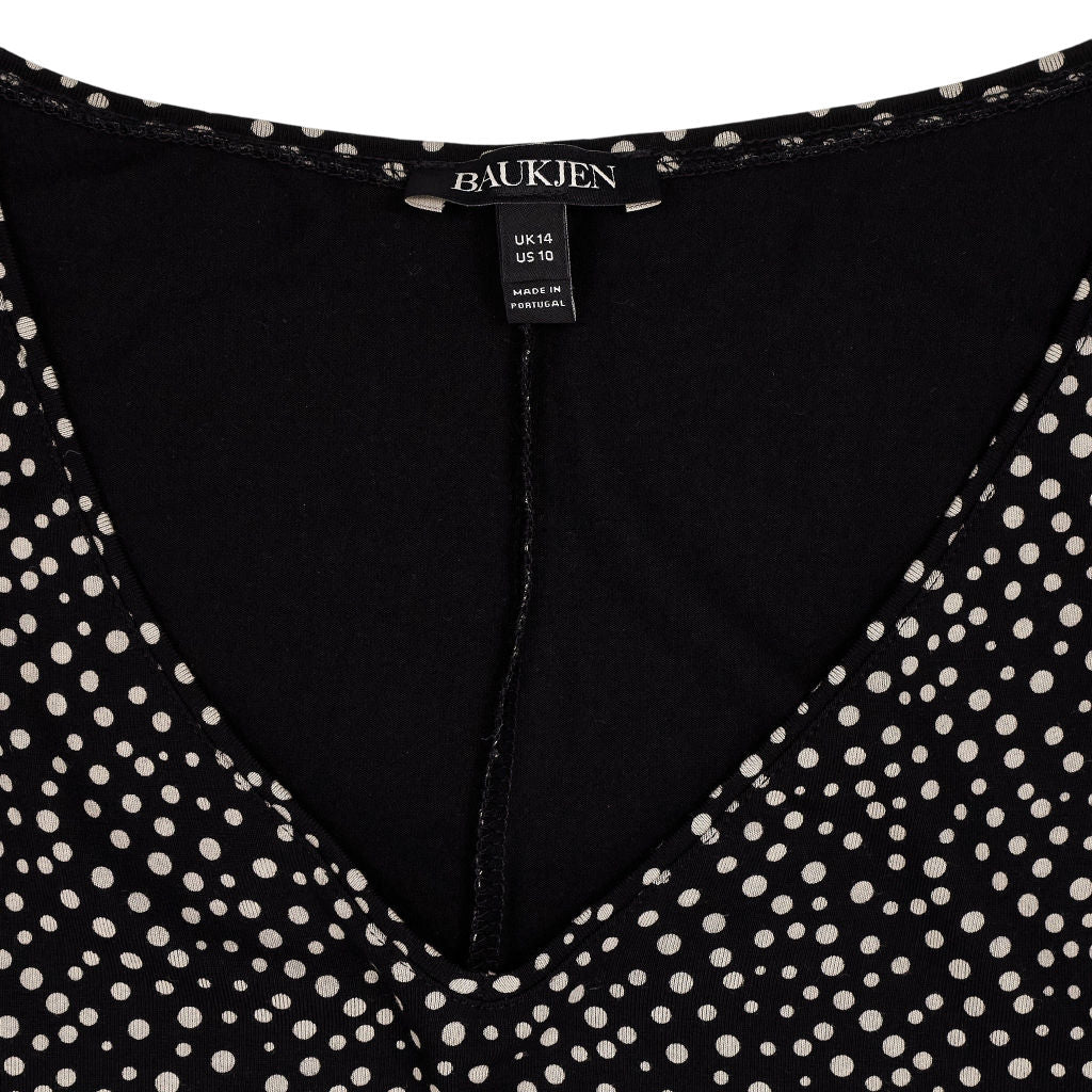 Baukjen Black Polka Dot Top