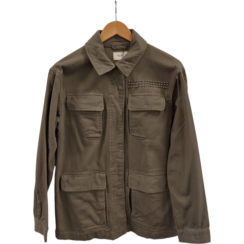 Hush Khaki Reid Cargo Jacket