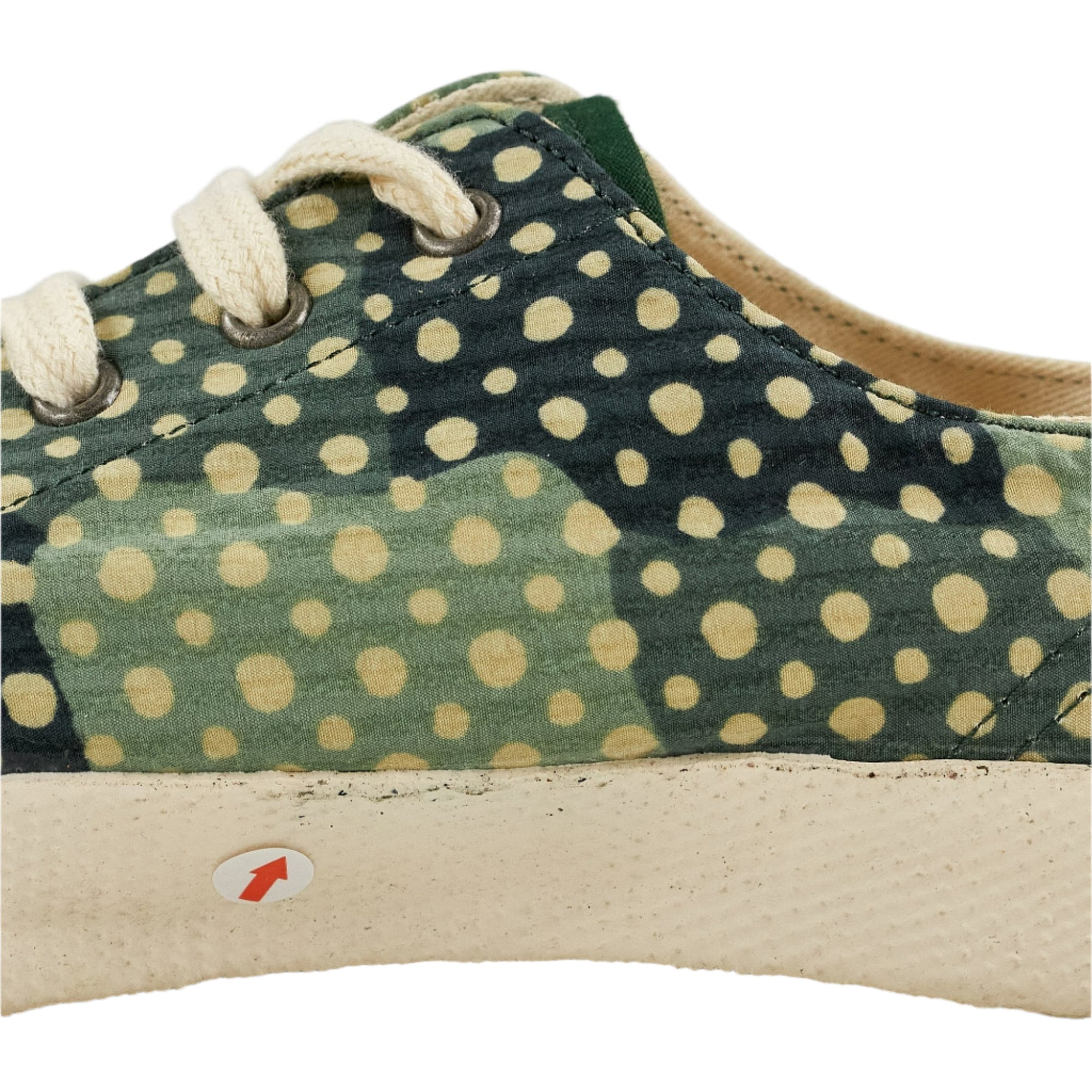 YMC Green Polka Dot Trainers