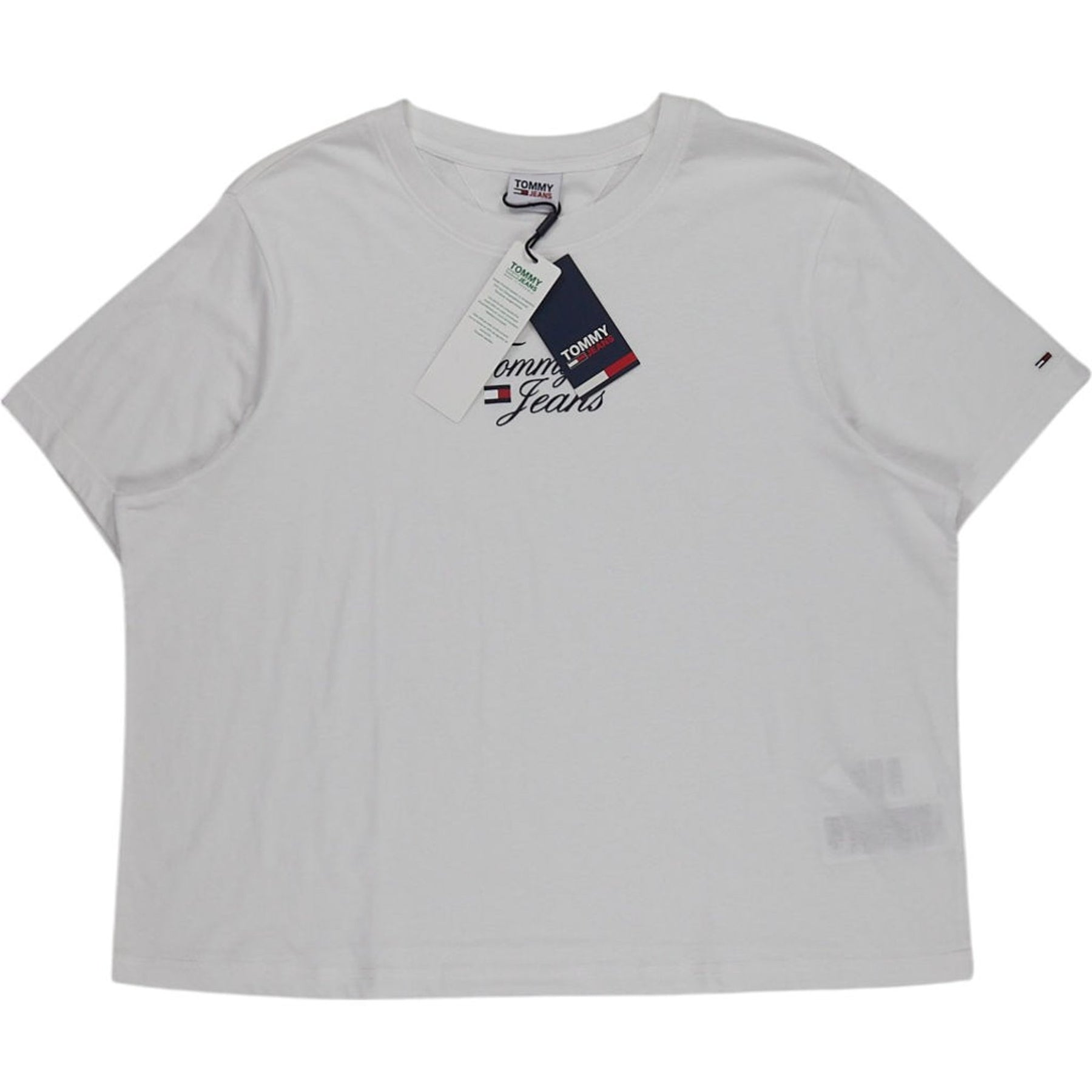 Tommy Jeans White Logo T-Shirt