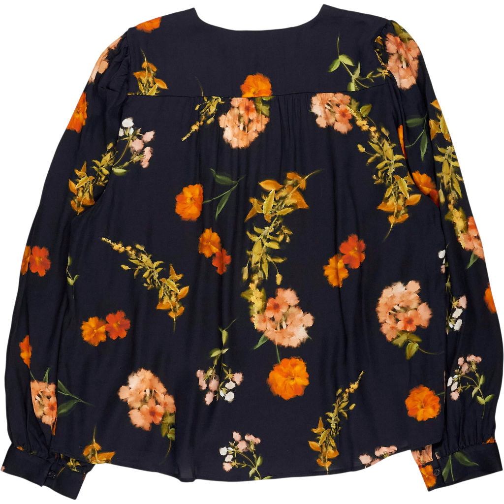 Baukjen Black Floral Spring Micah Printed Blouse