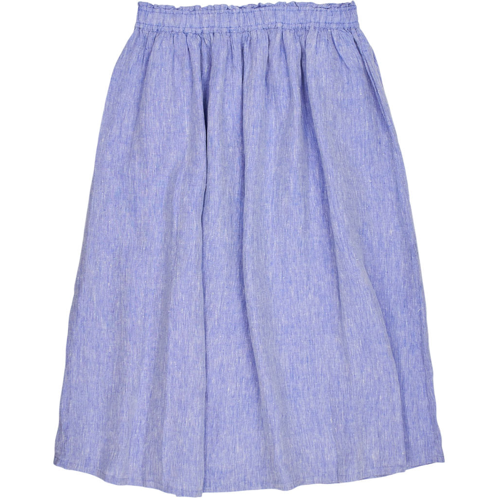 NRBY Blue Linen Skirt