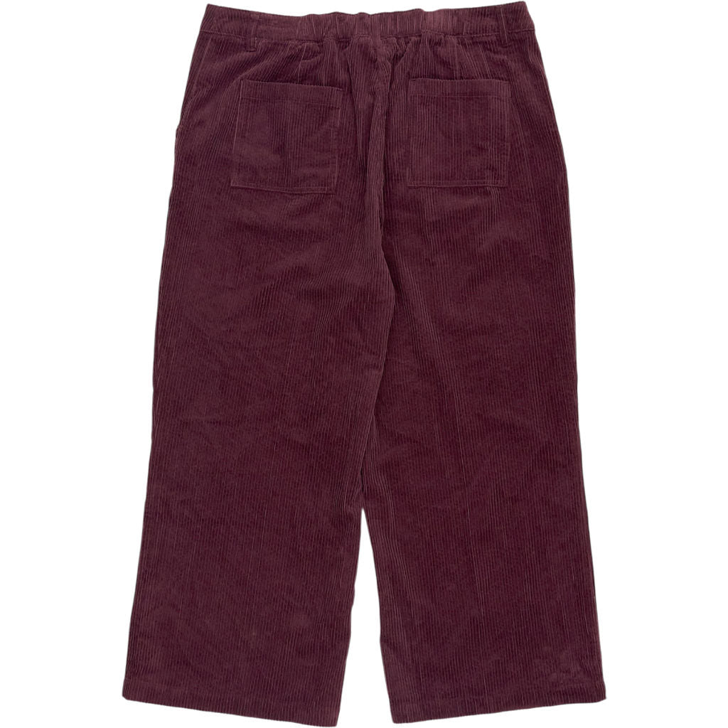Seasalt Cornwall Burgundy Corduroy Trousers