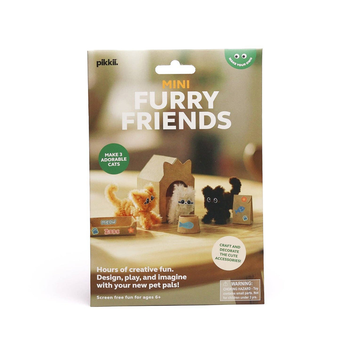 Mini Furry Friends Kit | Cute Animal Origami Kit