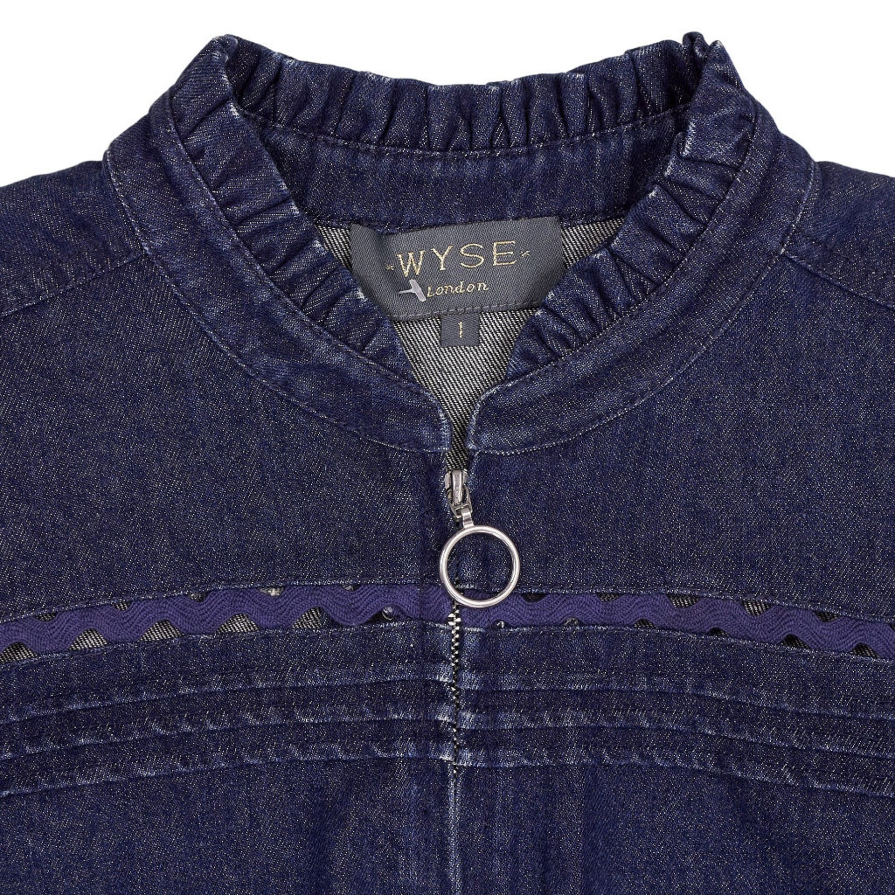 Wyse Blue Dee Dee Denim Dress 1