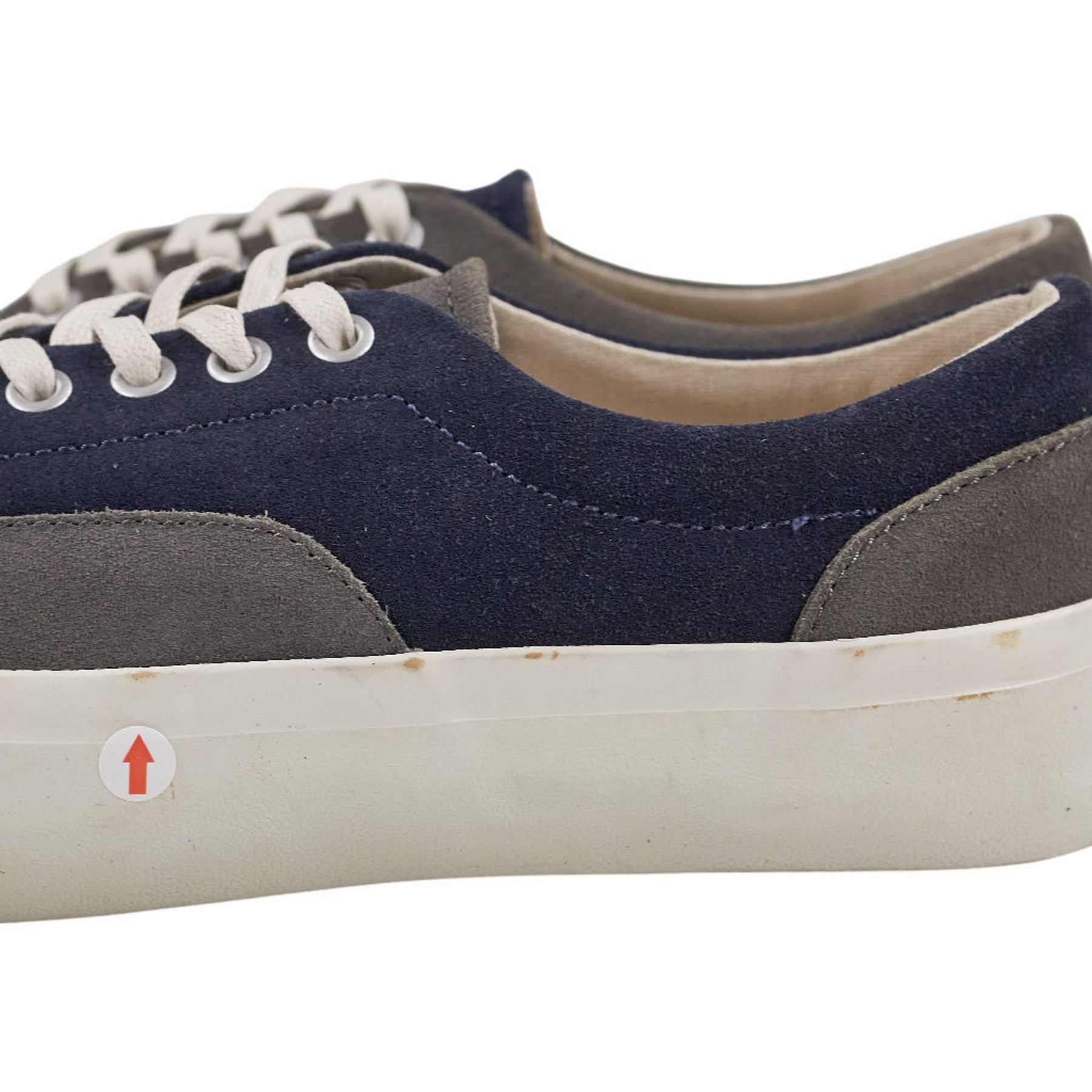 YMC Navy & Grey Suede Trainers
