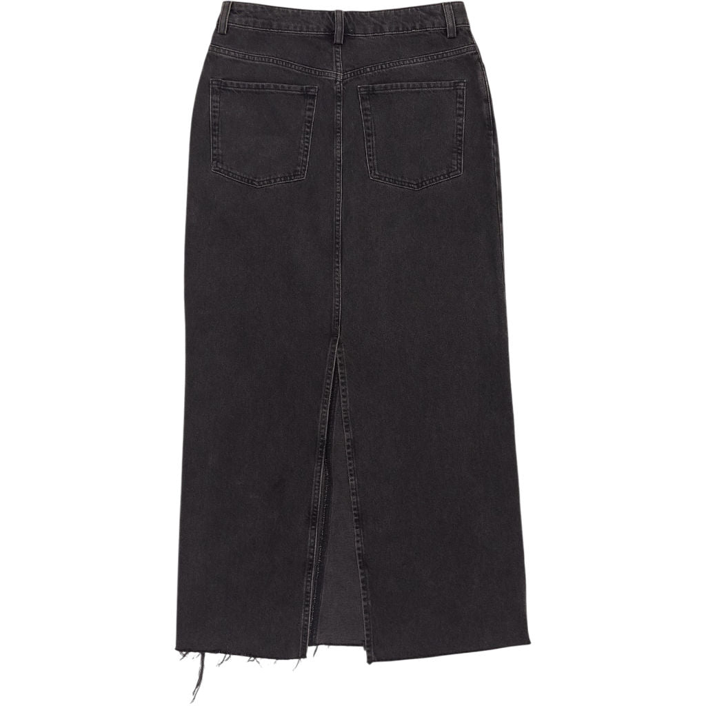 Hush Washed Black Rylie Denim Maxi Skirt