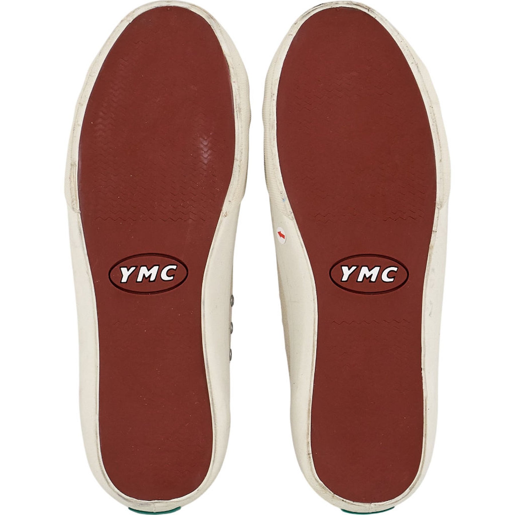YMC Beige Canvas Trainers