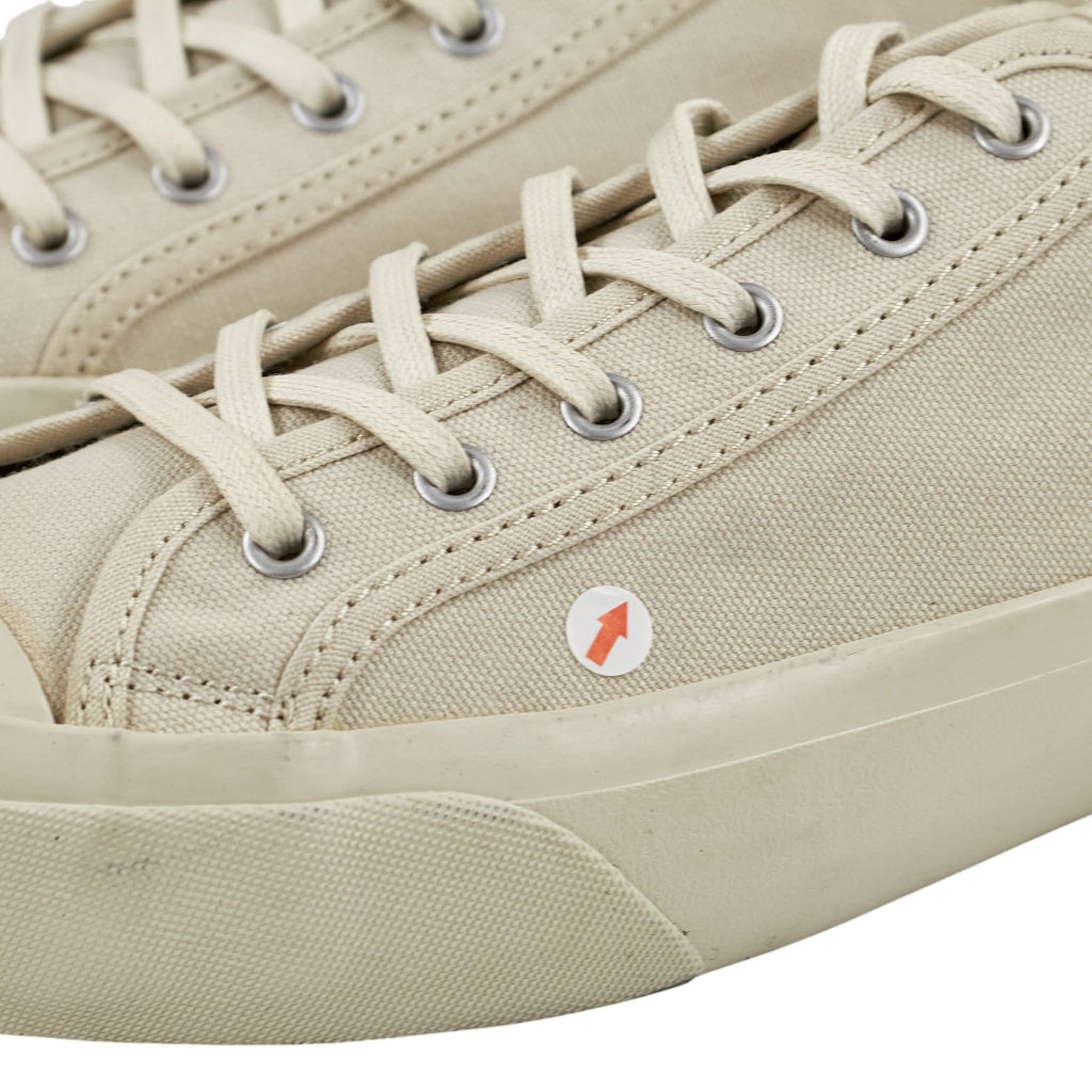YMC Beige Canvas Trainers