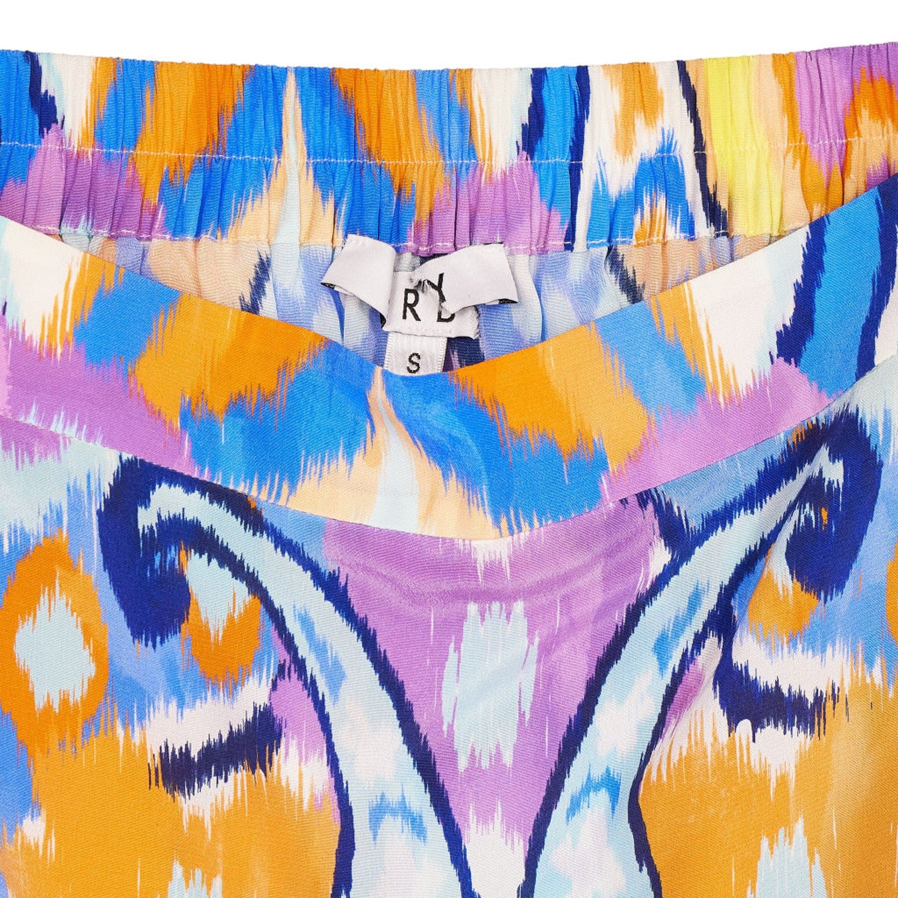 NRBY Multicolour Ikat Midi Skirt