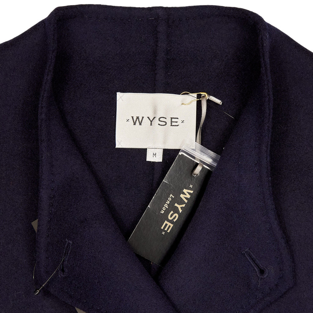 Wyse Navy Caroline Short Jacket