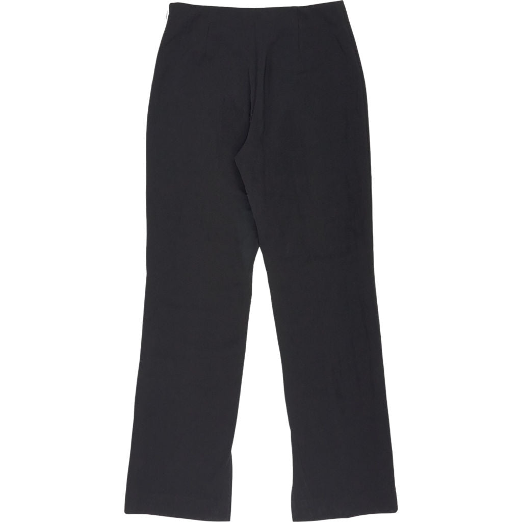 Calvin Klein Black Structure Crepe Slim Leg Pant