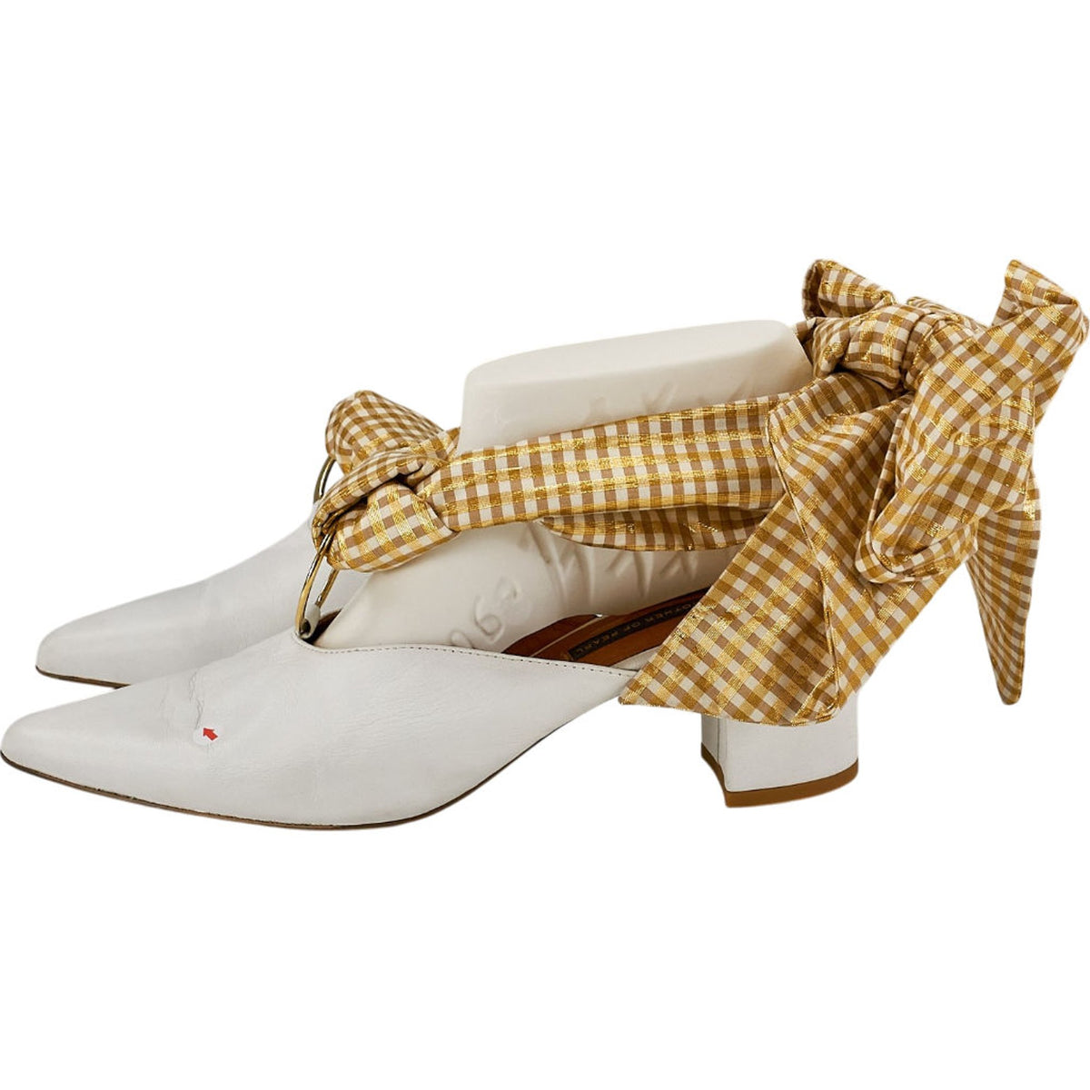 Women White Bow Detail Shoes