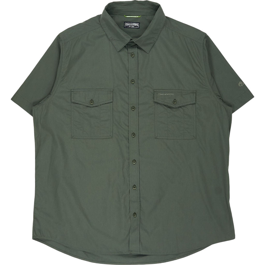 Craghoppers Green Short Sleeve Shirt