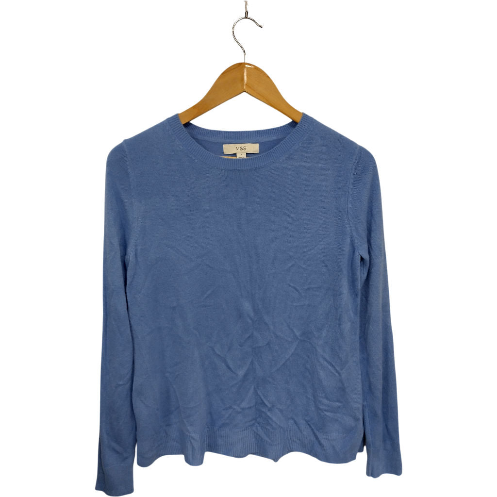 M&S Blue Acrylic Jumper