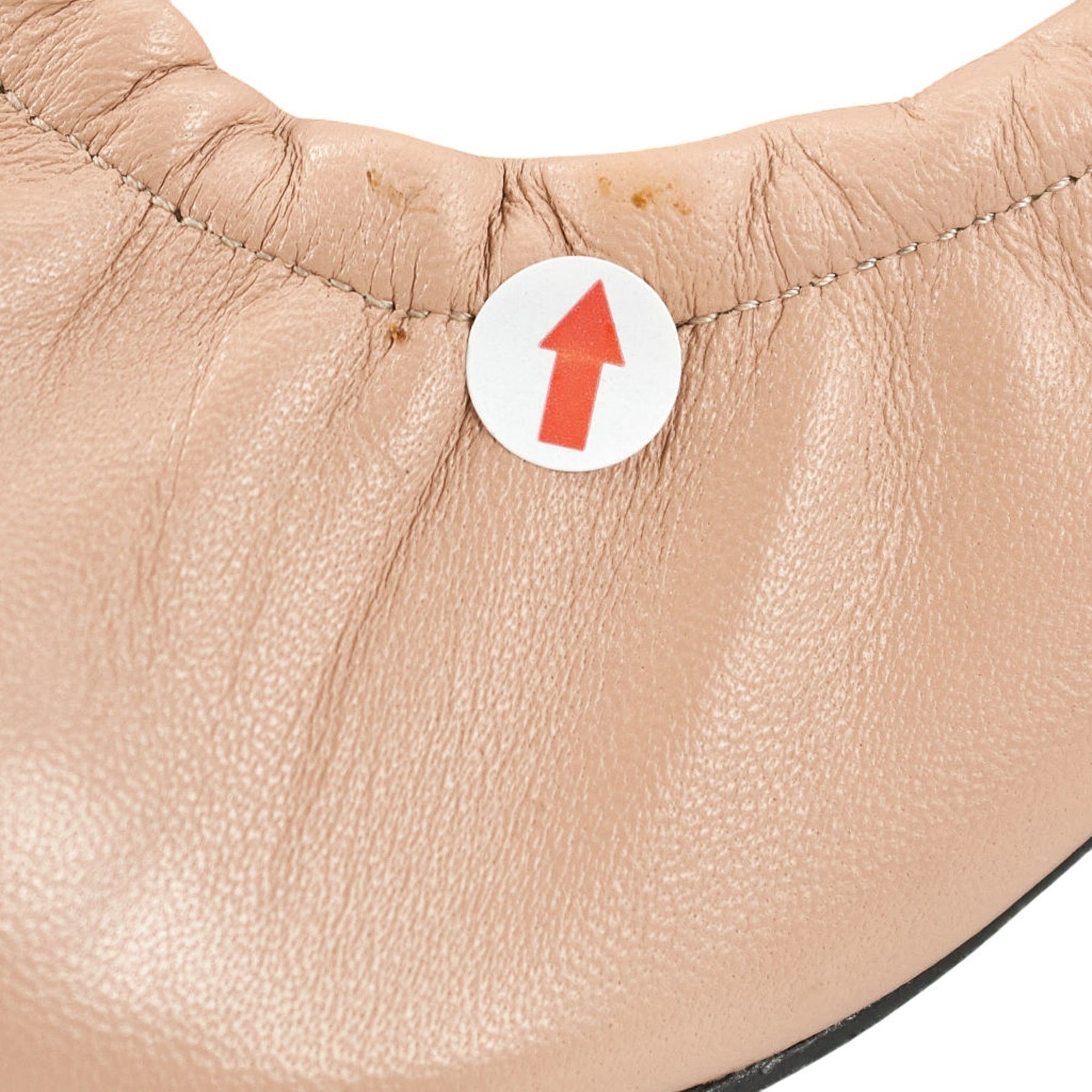 Mother of Pearl Beige Leather Shoes