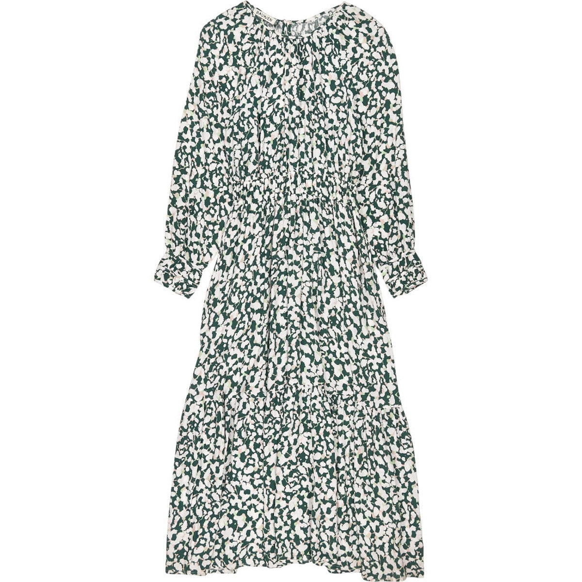 Baukjen Green Petal Leopard Dress