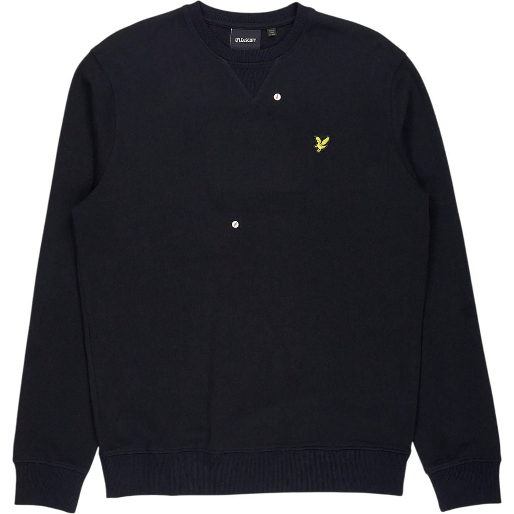 Lyle & Scott Black Crew Neck Sweatshirt