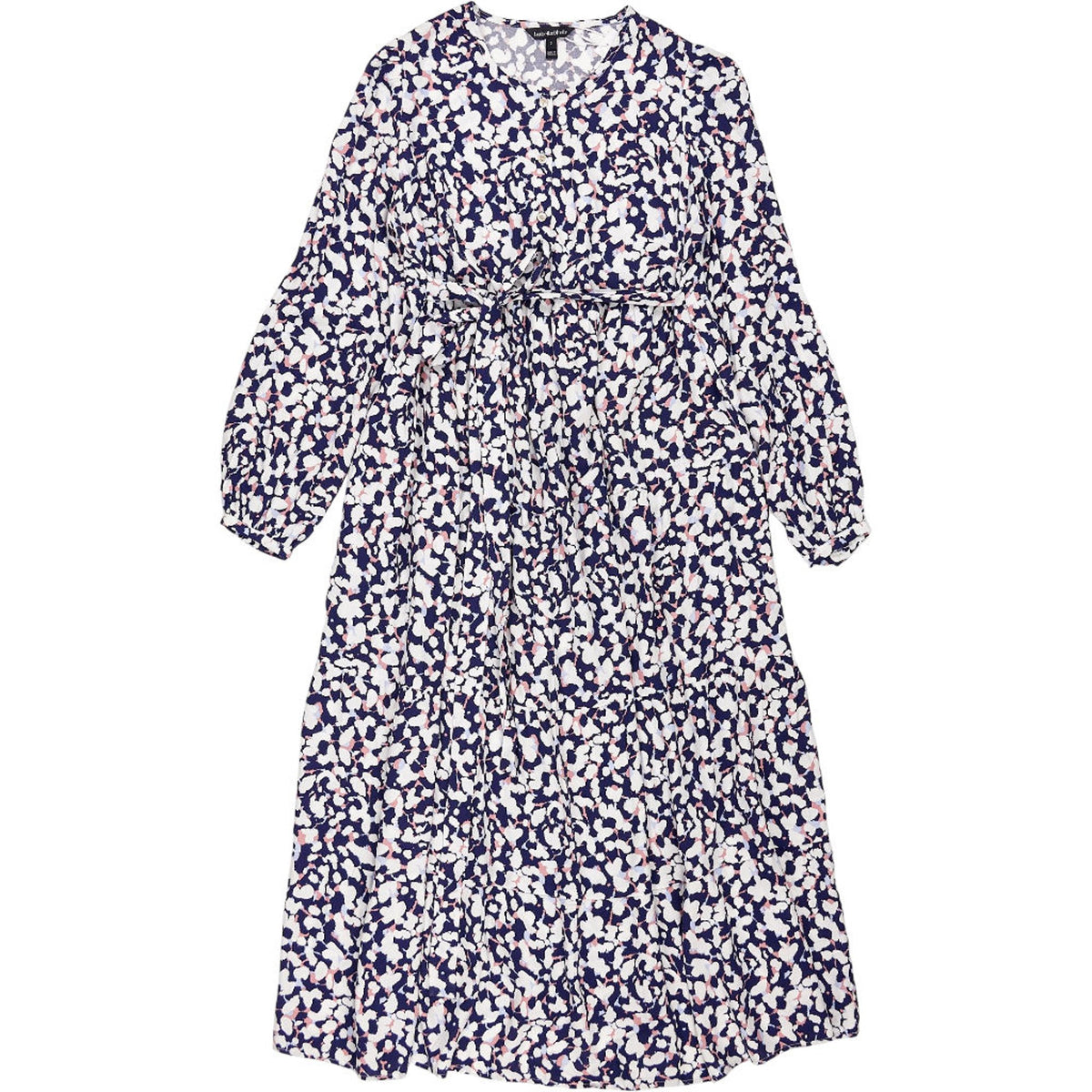 Isabella Oliver Blue Abstract Maternity Dress