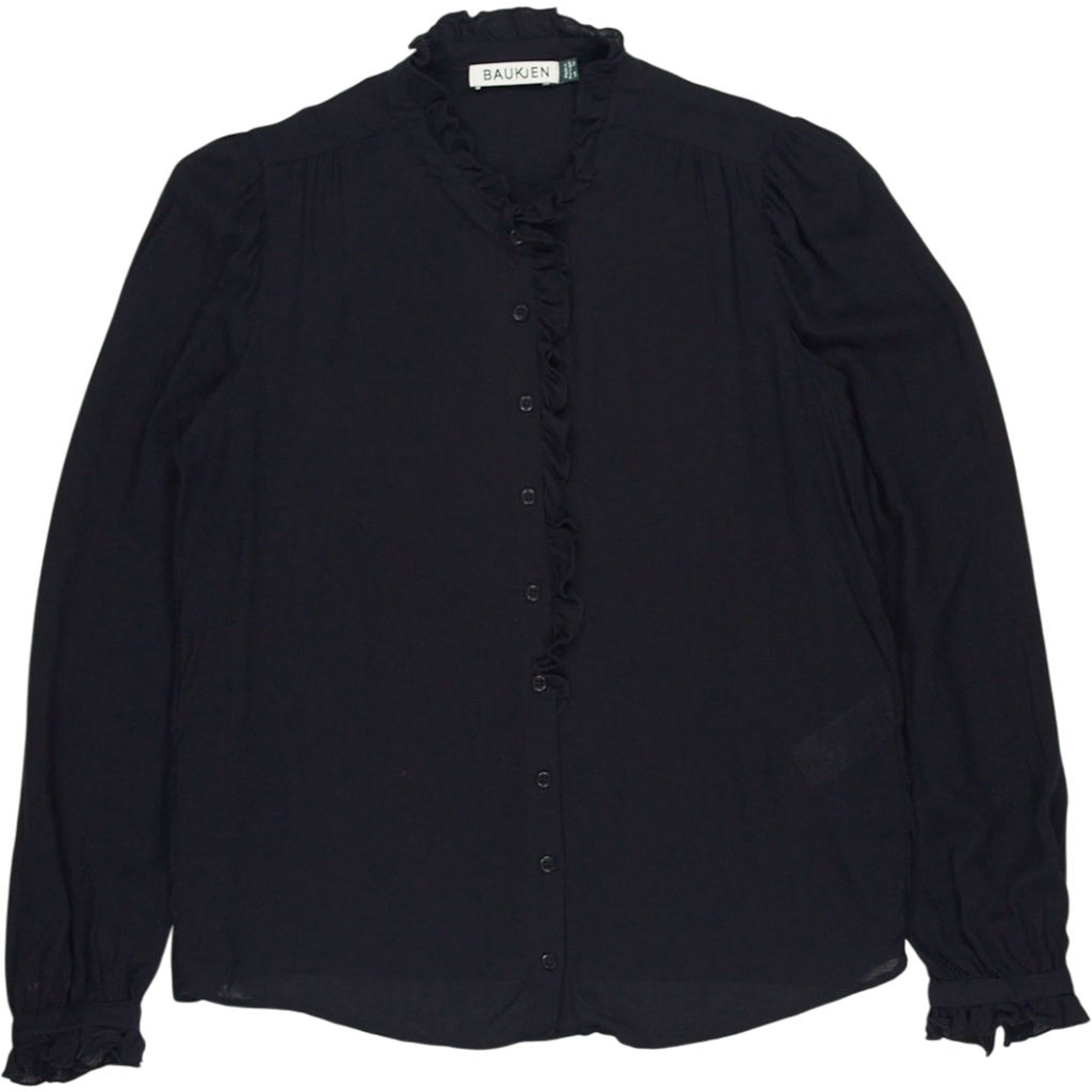 Baukjen Black Viscose Blouse