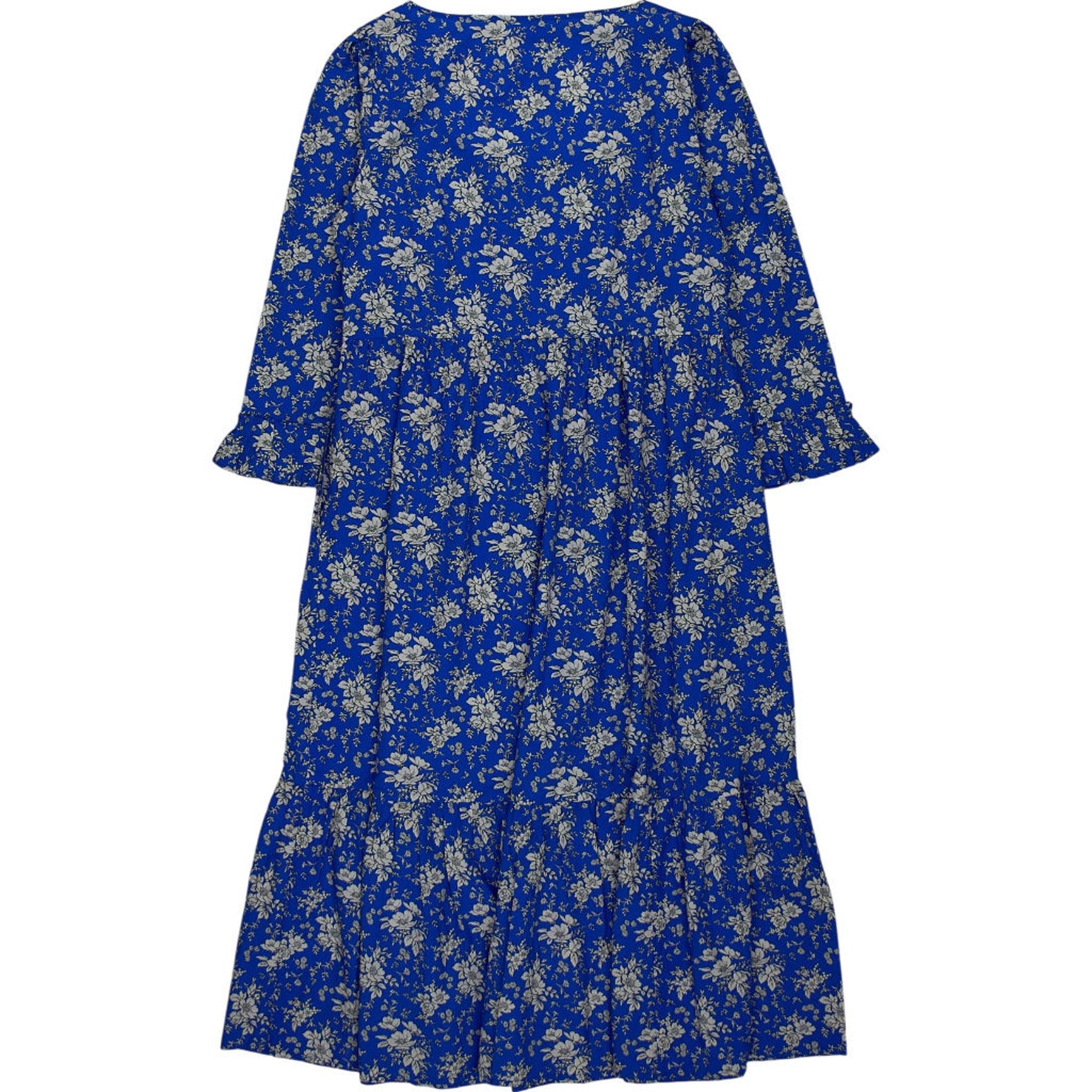 Pink City Prints Blue Floral Carys Dress