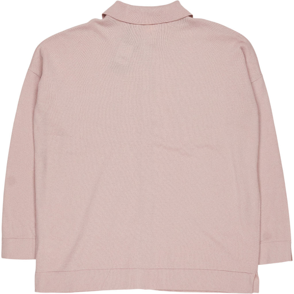 Hush Rose Pink Ada Relaxed Knit Shirt