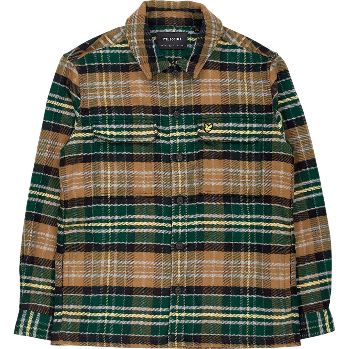 Lyle & Scott Green Checked Overshirt