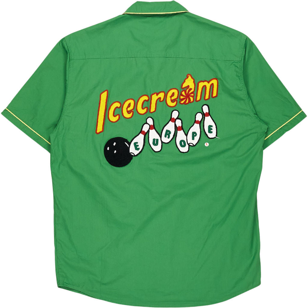 Icecream Green Bowling Shirt