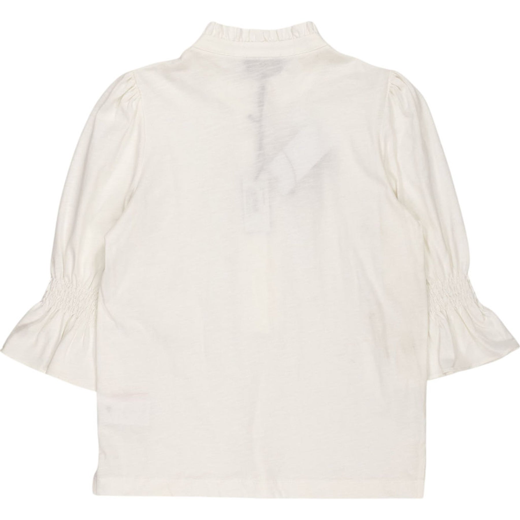 Wyse Ivory Flora Frill Blouse
