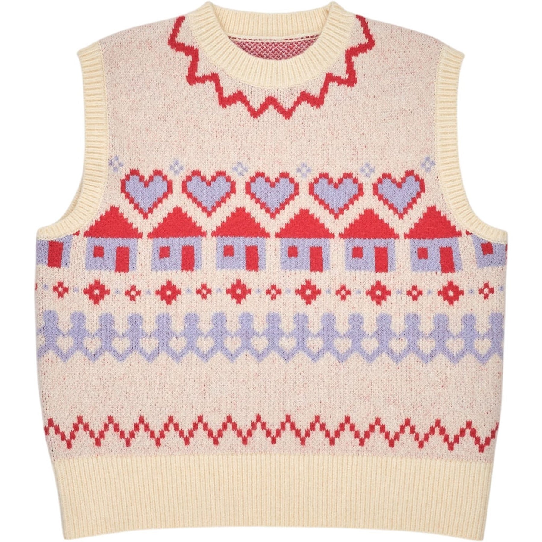 OMNES Cream Bobbi Sweater Vest