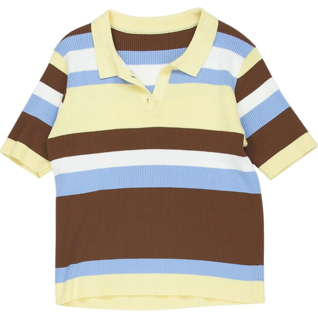 OMNES Multi Stripe Amos Knit Top M