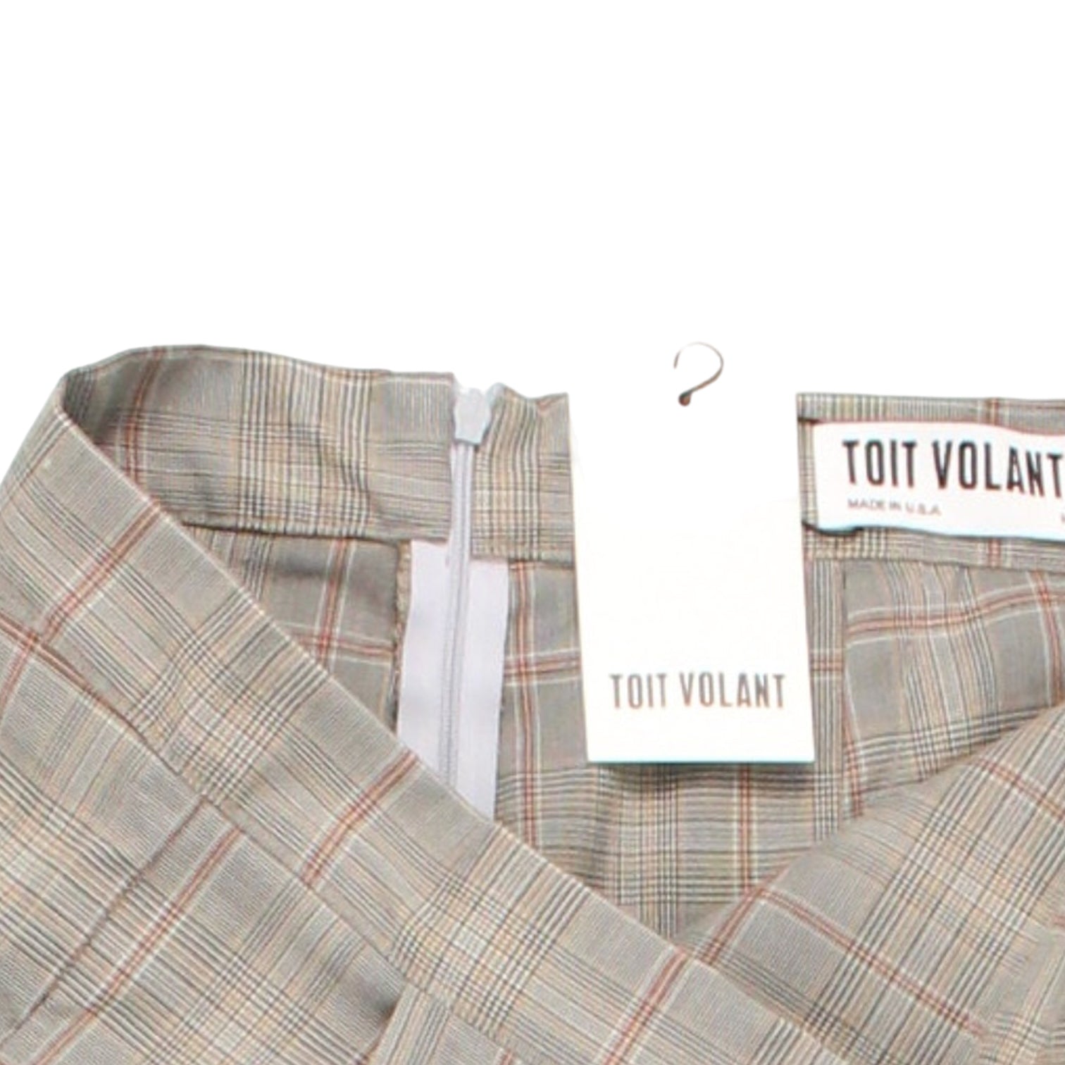 Toit Volant Brown Prince of Wales Check Trousers