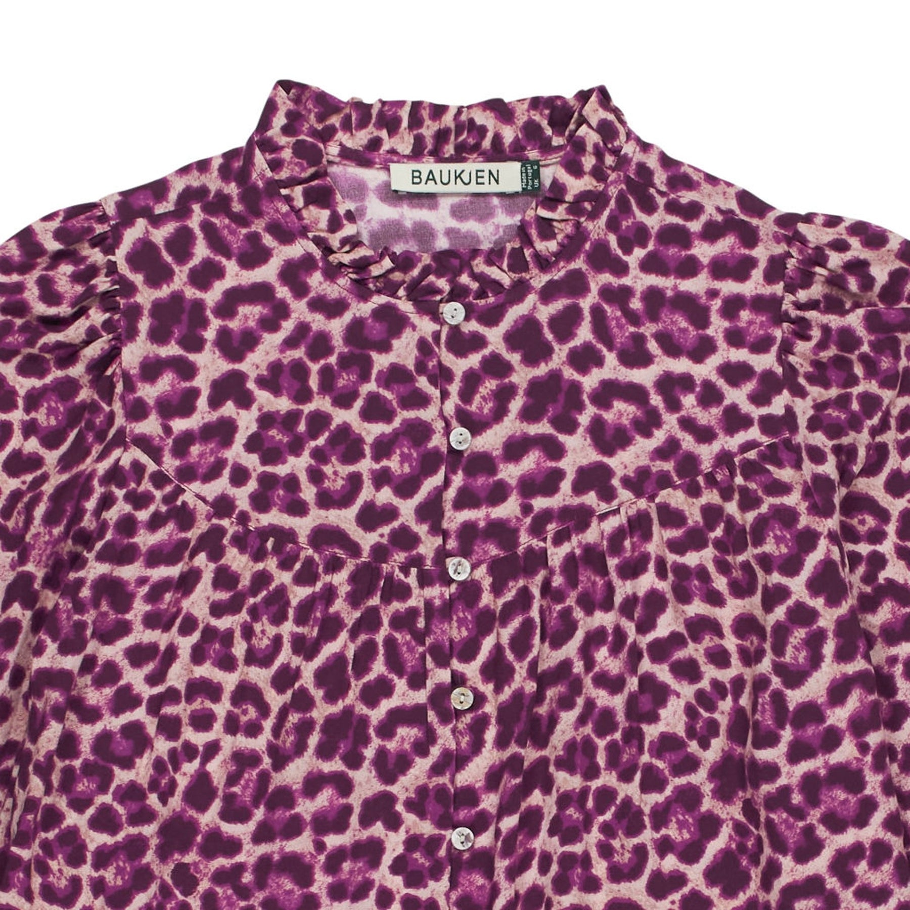 Baukjen Purple Leopard Print Blouse