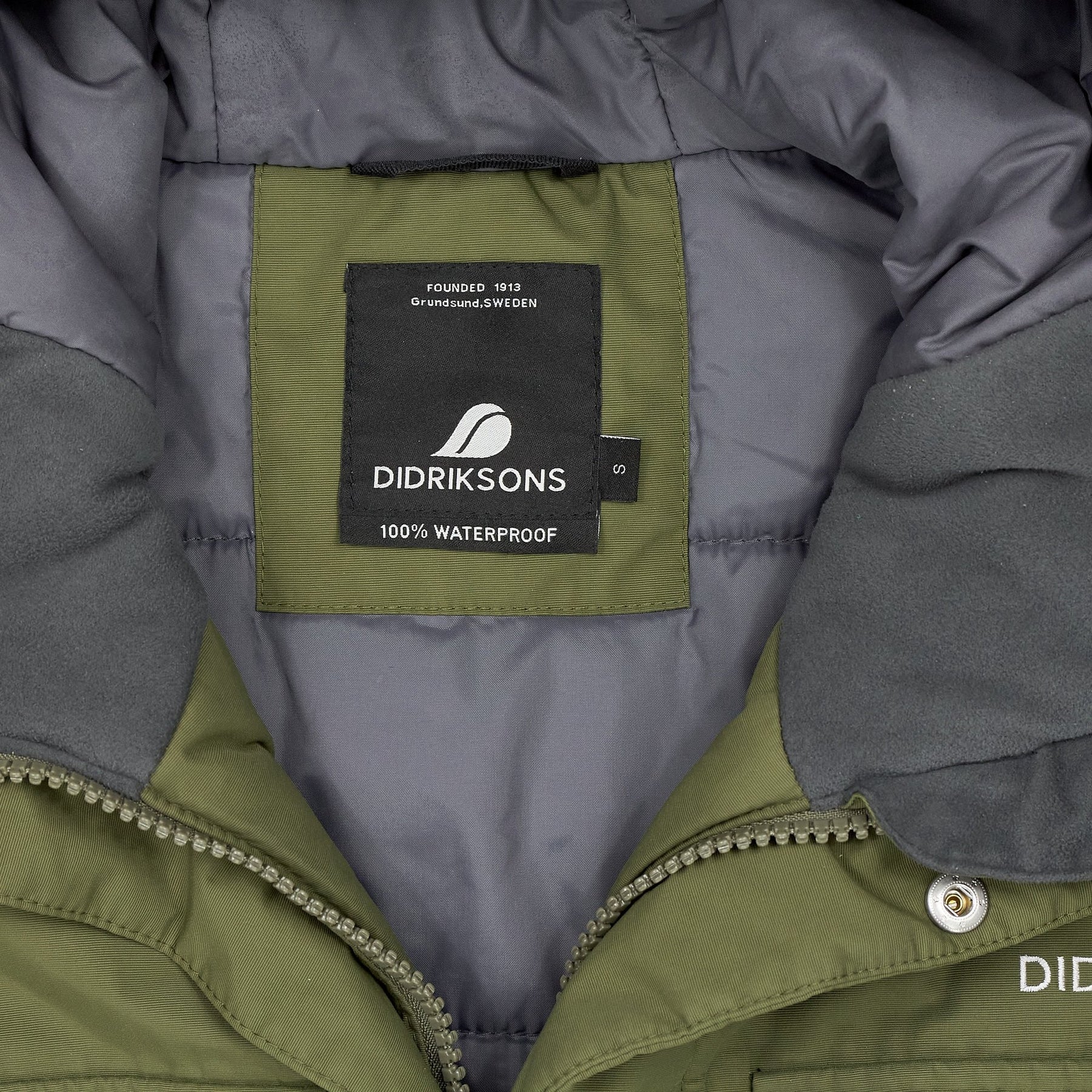 Didriksons Green Waterproof Parka Jacket