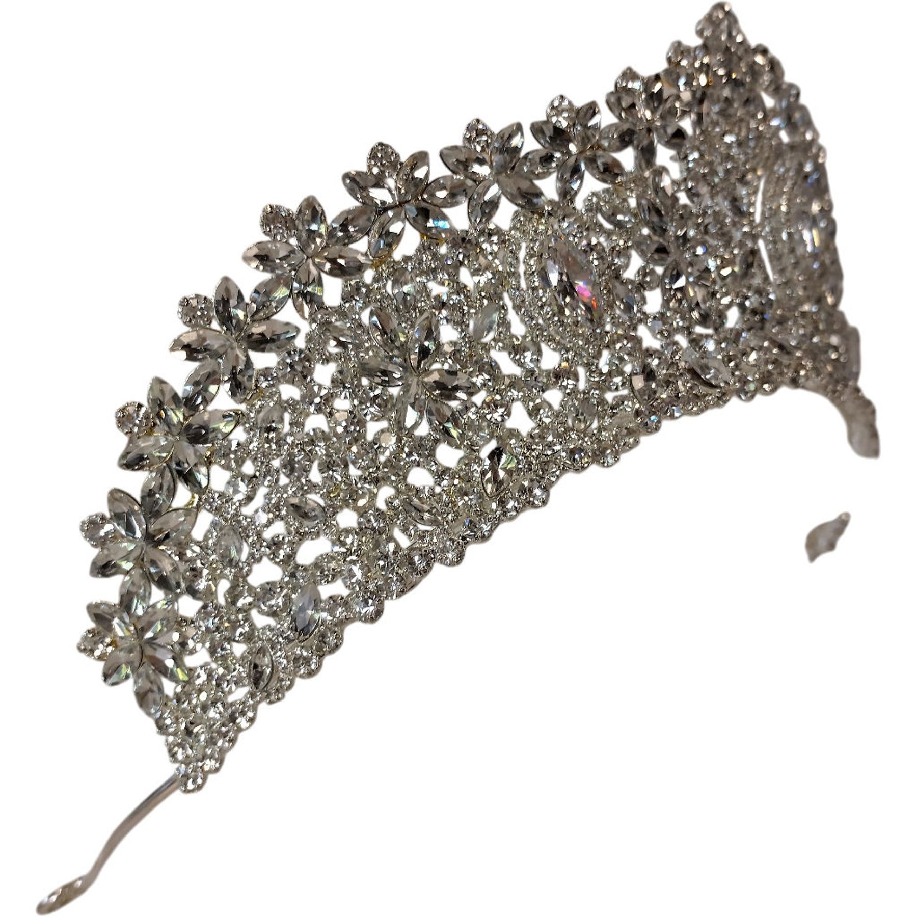Kipling Silver Crystal Bridal Tiara