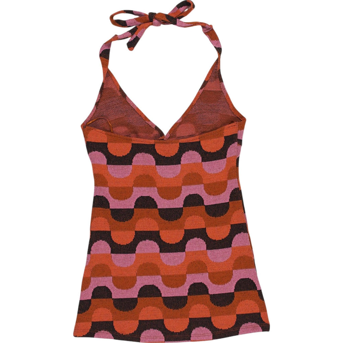 Motel Pink Coda Dress Abstract Art