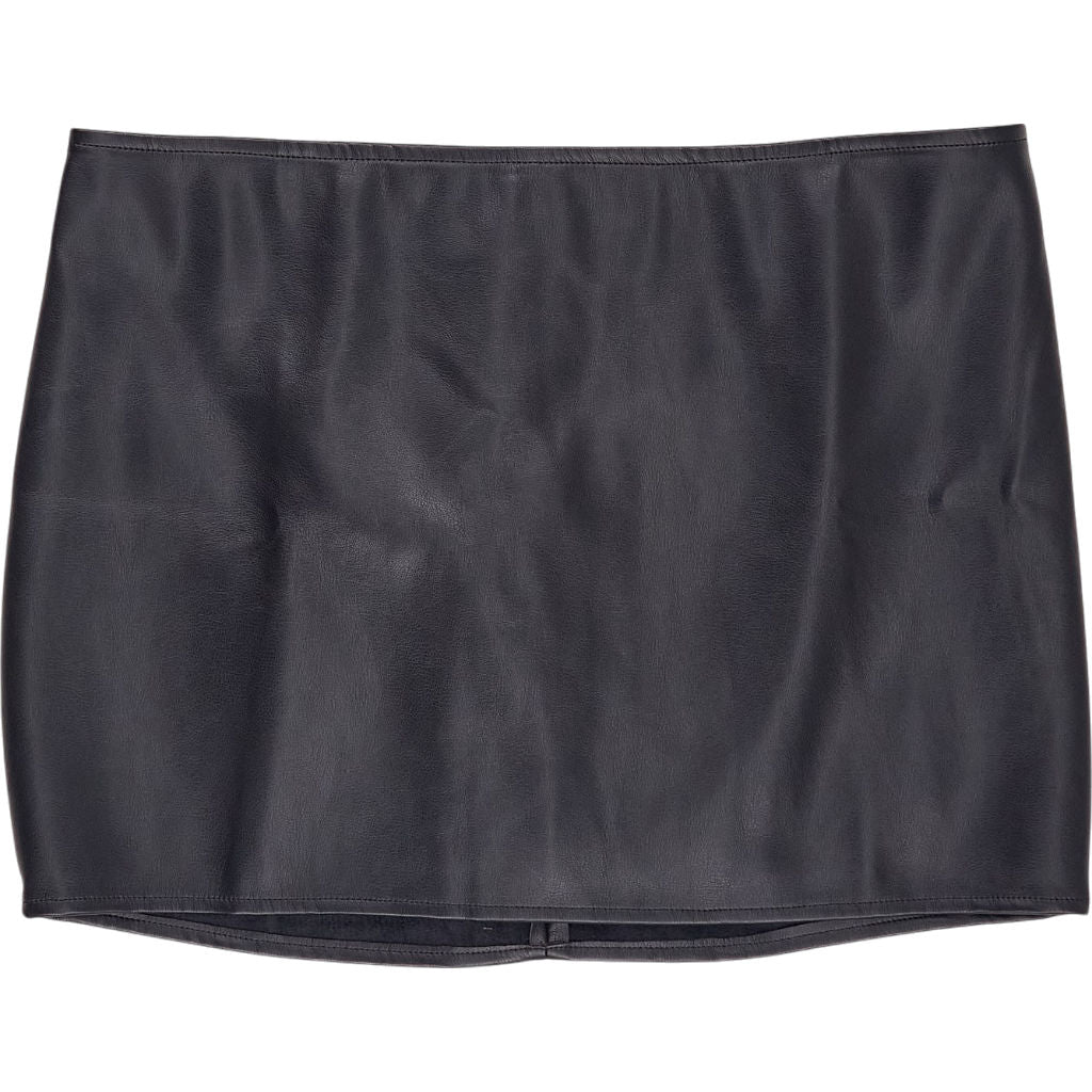 Motel Black IMA PU Skirt