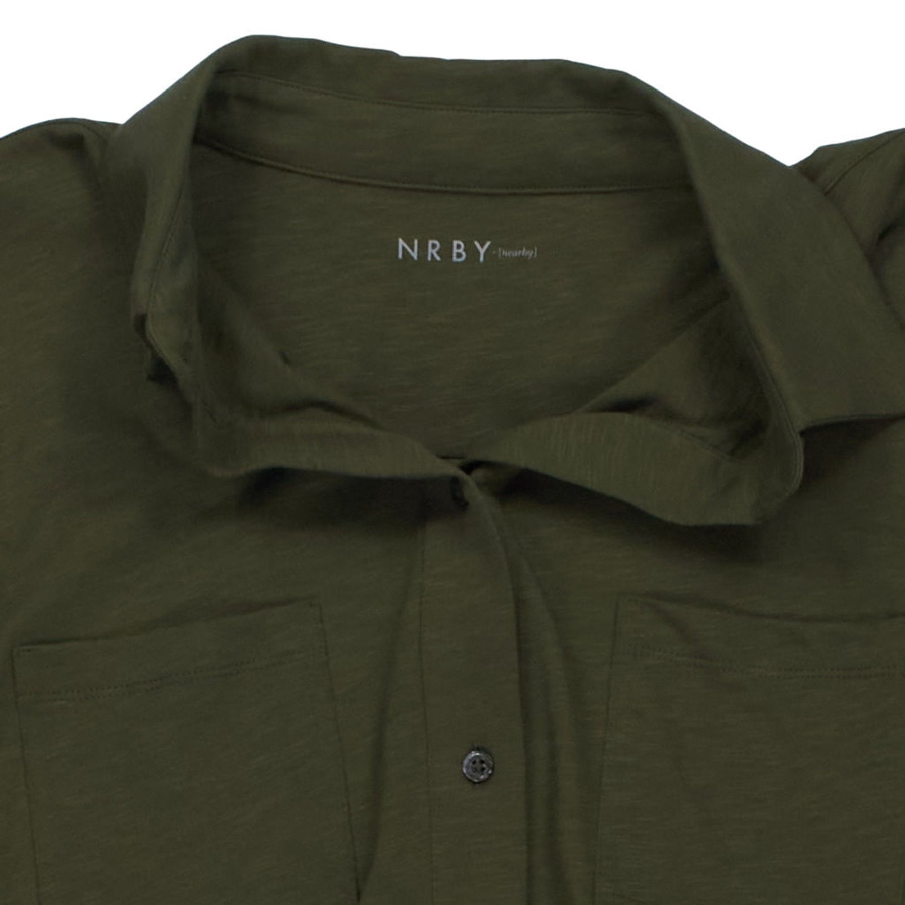NRBY Green Button-Up Shirt