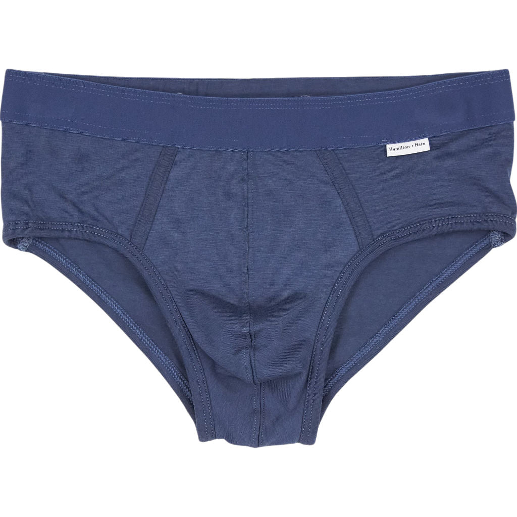 Hamilton & Hare Blue Men's Briefs ( 1 PACK )